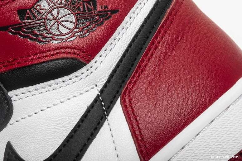 Toe 555088-125 OG Air Black 1 Retro Jordan High 1107